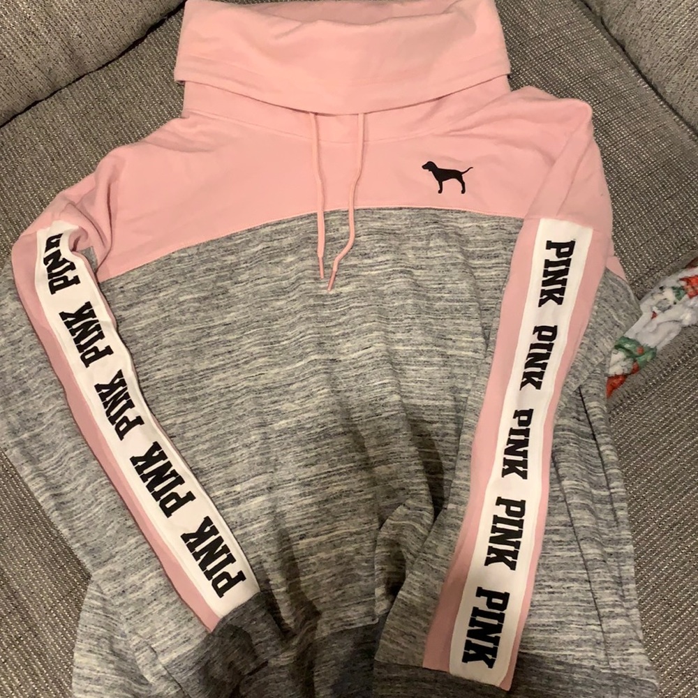 Never Worn PINK Sweatshirt with High Neck